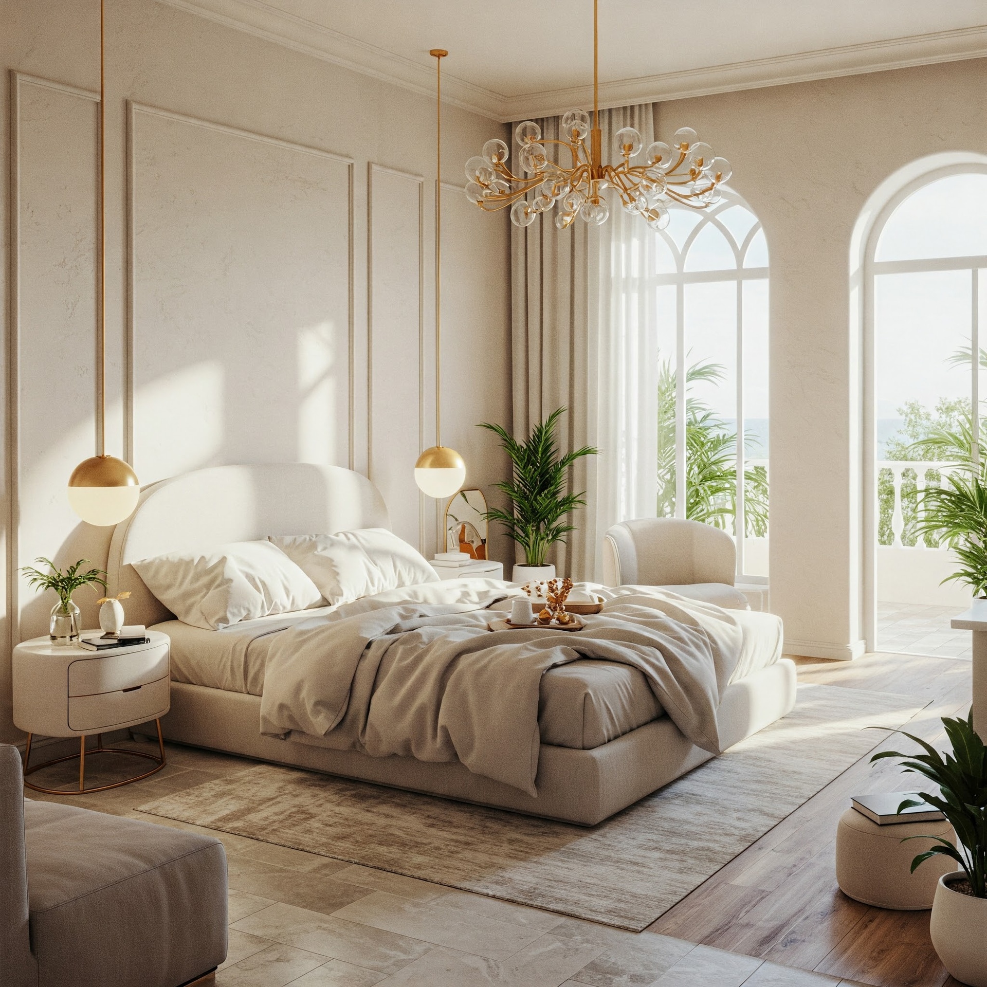 Mallorca Luxury Kitchen Design. Master Bedroom